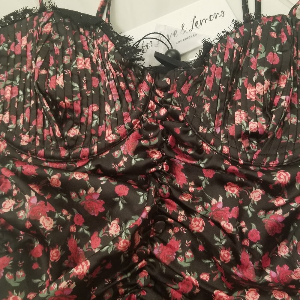 For Love and Lemons Melrose Pleated Bustier Bra NWT - Picture 9 of 13